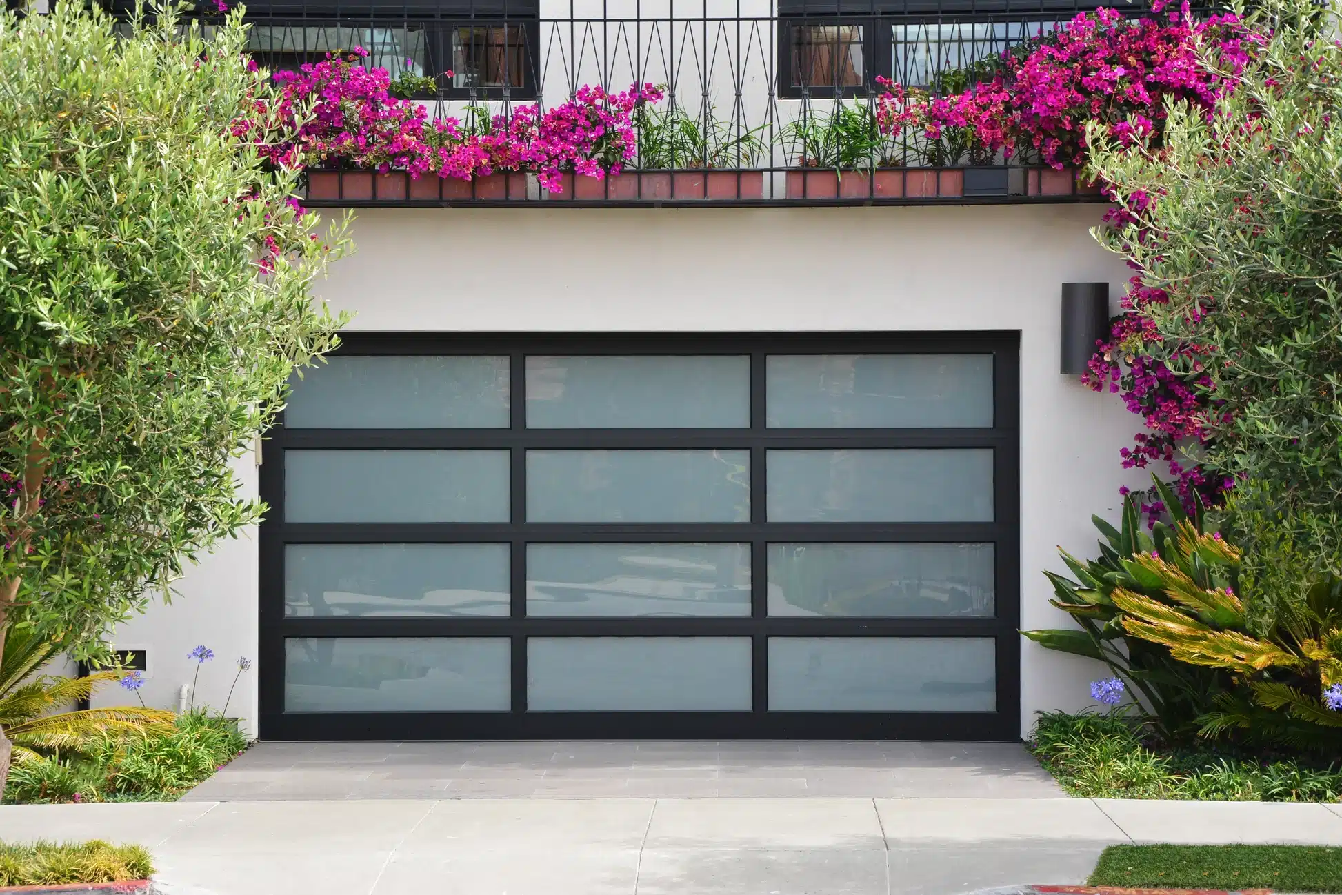 Aluminum and Glass Garage Doors